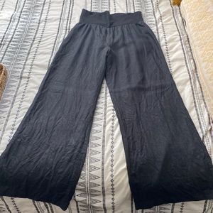 Jennifer Lopez Linen Wide Leg Pant